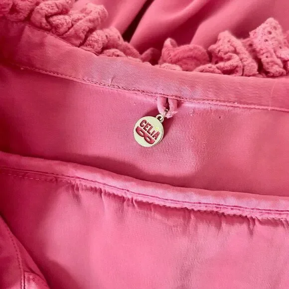 CeliaB Pink Ruffled Mini Dress - Picture 4 of 6